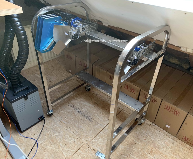 Yamaha SMT Feeder Cart, Feeder Trolley, Feeder Storage Cart, for YV Machine, Stainless Steel 80pcs