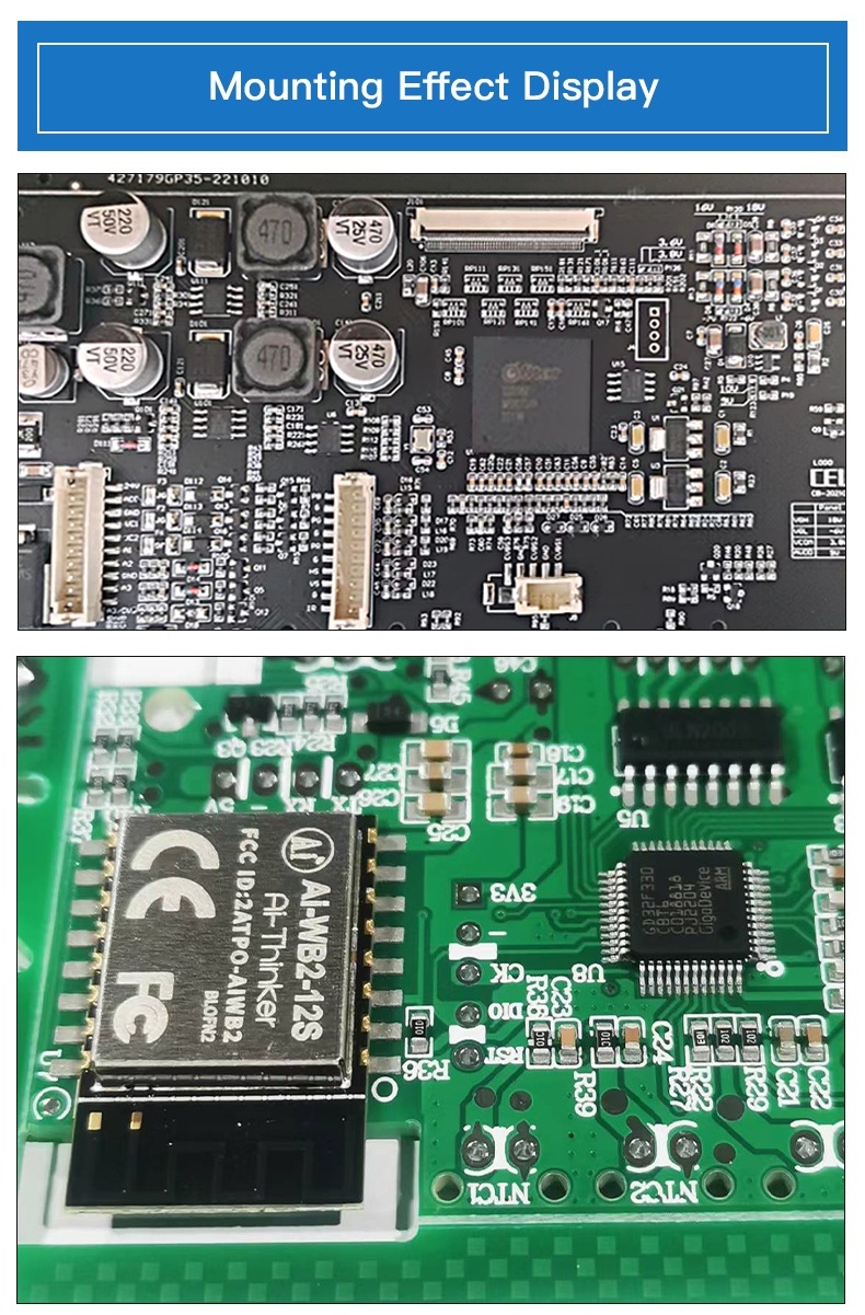 High Precision 0201 Economic 4 Heads CHM-551 SMT Pick and Place Machine Auto Nozzle Change CPK≥1.0