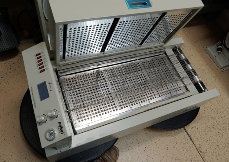 T961 Desktop Conveyor Reflow Oven 230*730mm Infrared IC Heater Soldering Oven Puhui 220V