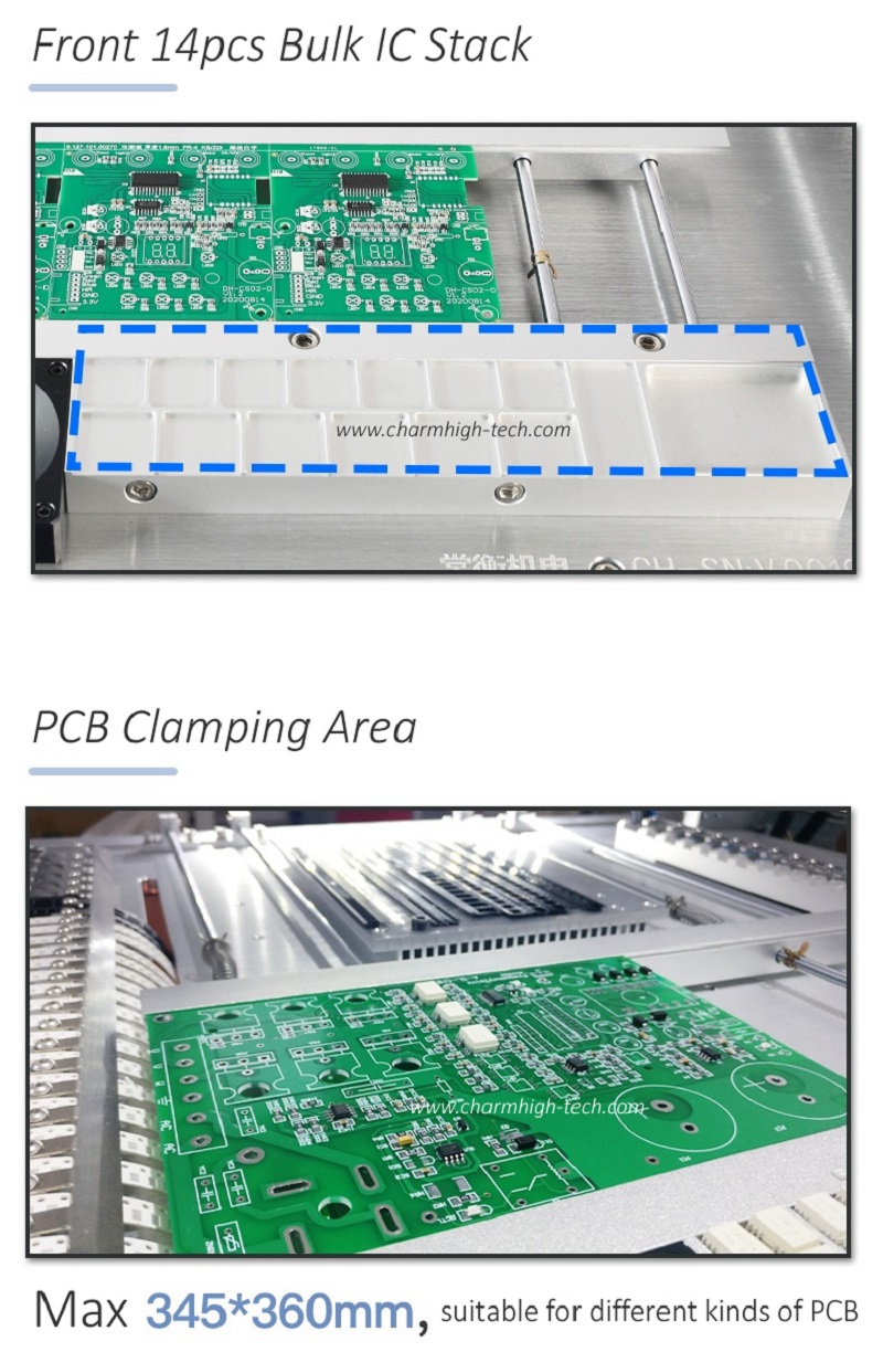 High Accuracy CHMT36VB Dual Side 58 feeders, PC Control Vision SMT Pick and Place Machine, Updated from Chmt36va