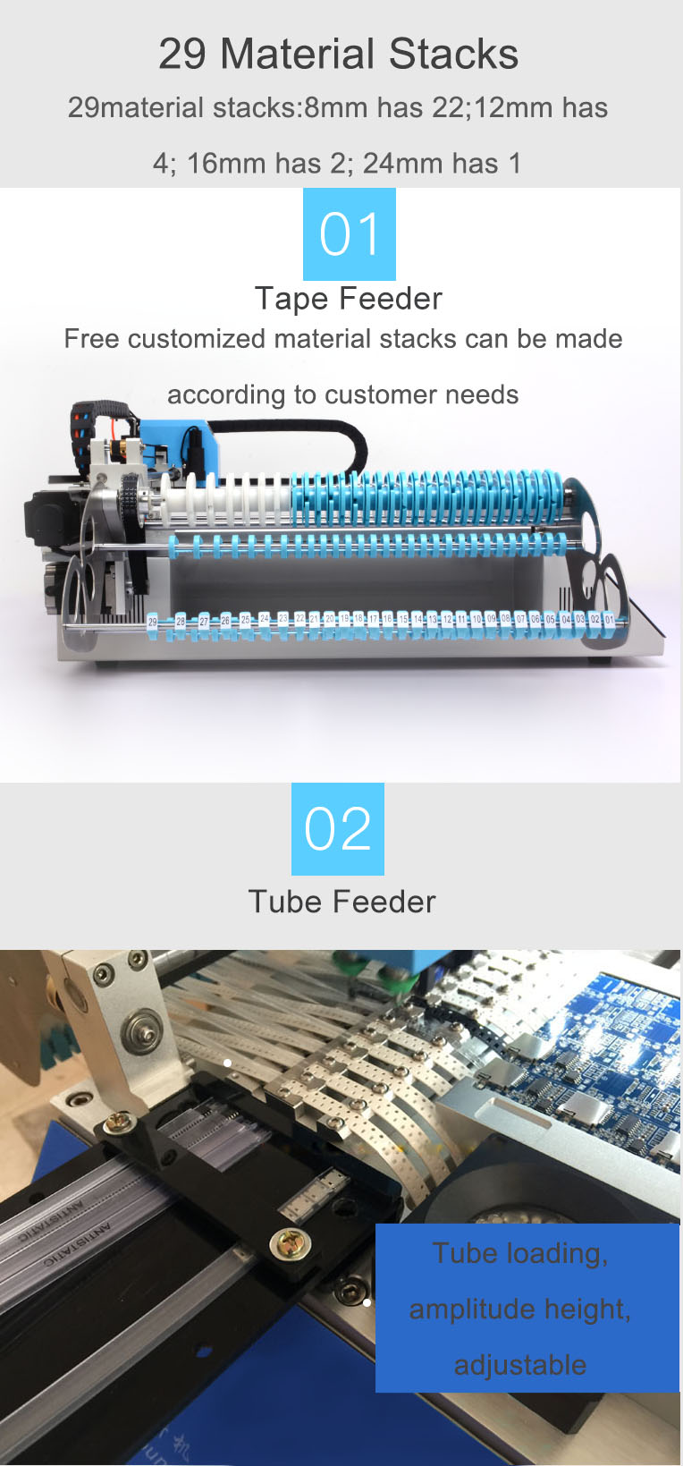 DHL Free shipping CHMT36VA + Vibration Feeder Desktop SMT Pick and Place Machine Vision cameras, Closed-loop control, 0402-5050,SOP, QFN, TQFP