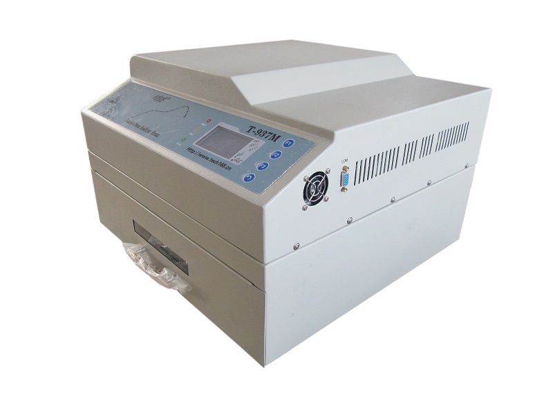 T937M Lead Free SMT Reflow Oven 3300w Hot Air Infrared IC Heater 350x400mm