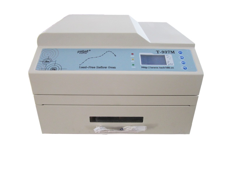 T937M Lead Free SMT Reflow Oven 3300w Hot Air Infrared IC Heater 350x400mm