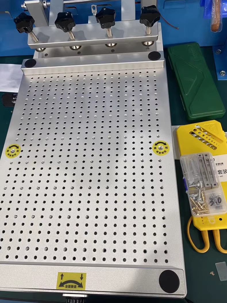 Hydraulic Cylinder 4532 Stencil Printer SMT Manual Solder Paste Printer,  High Precision Screen Printing Table, updated from 3040