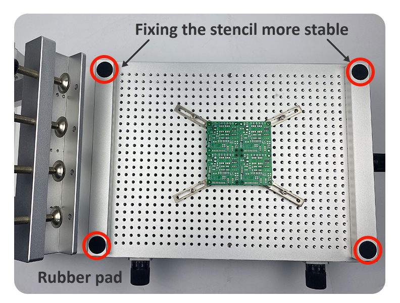 Hydraulic Cylinder 4532 Stencil Printer SMT Manual Solder Paste Printer,  High Precision Screen Printing Table, updated from 3040