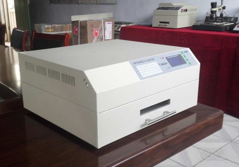 T962A Plus SMT Reflow Oven Benchtop Infrared IC Heater 450x370mm 2300w T962A+ Heating Station