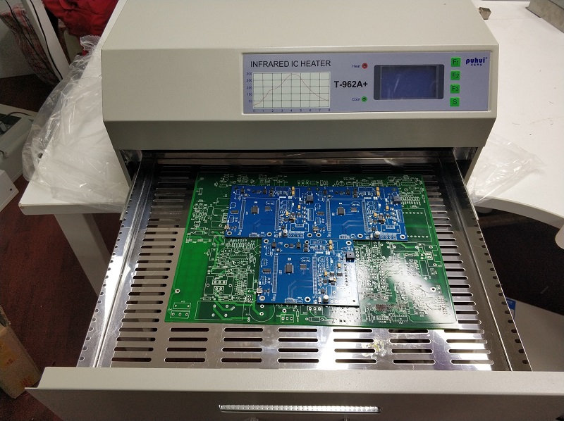 T962A Plus SMT Reflow Oven Benchtop Infrared IC Heater 450x370mm 2300w T962A+ Heating Station