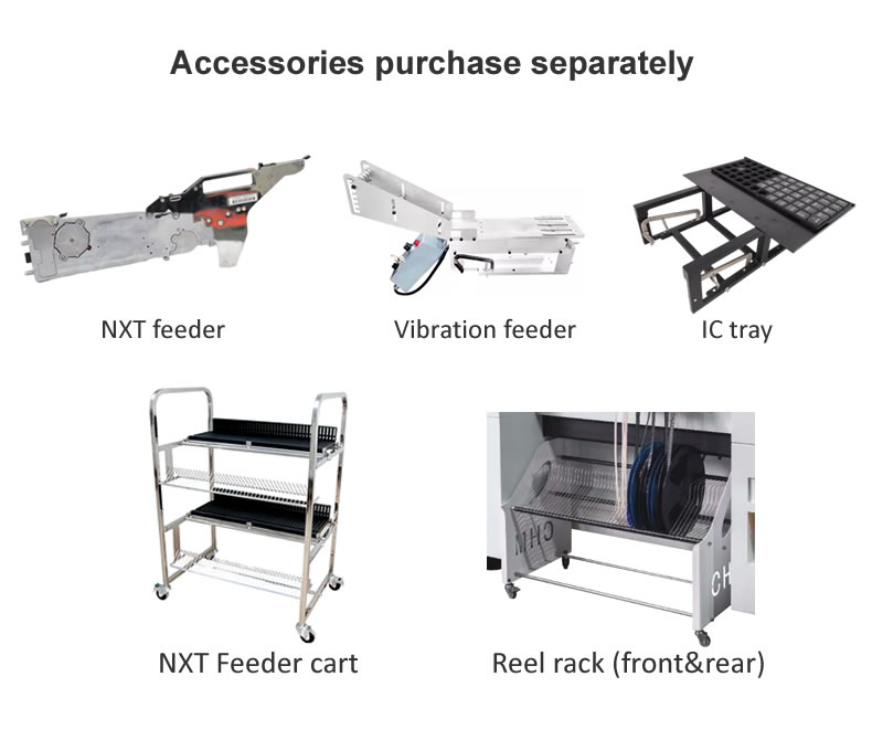 Width 89cm Compact Industrial SMD Pick and Place Machine TC06 Chip Mounter for PCB Assembly Line