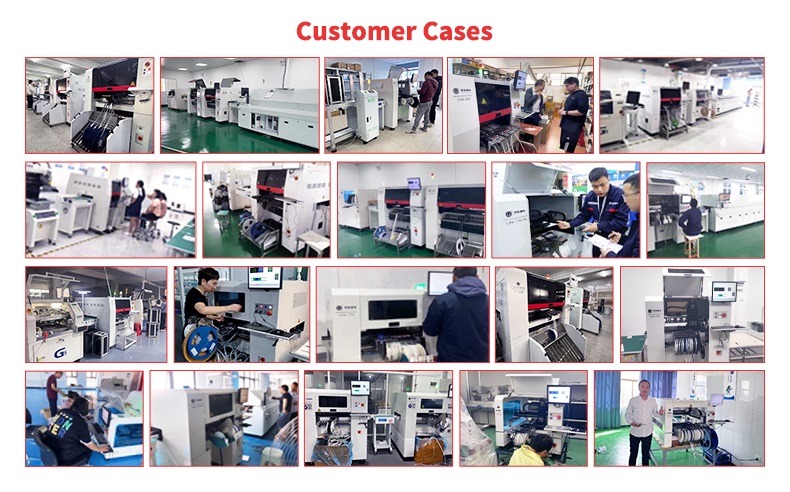 Width 89cm Compact Industrial SMD Pick and Place Machine TC06 Chip Mounter for PCB Assembly Line