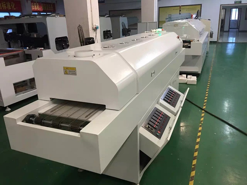 CHM-6635 SMT Reflow Oven 6 Temp. Zones (up6+down6) 2200*350mm Heating Machine Soldering Machine