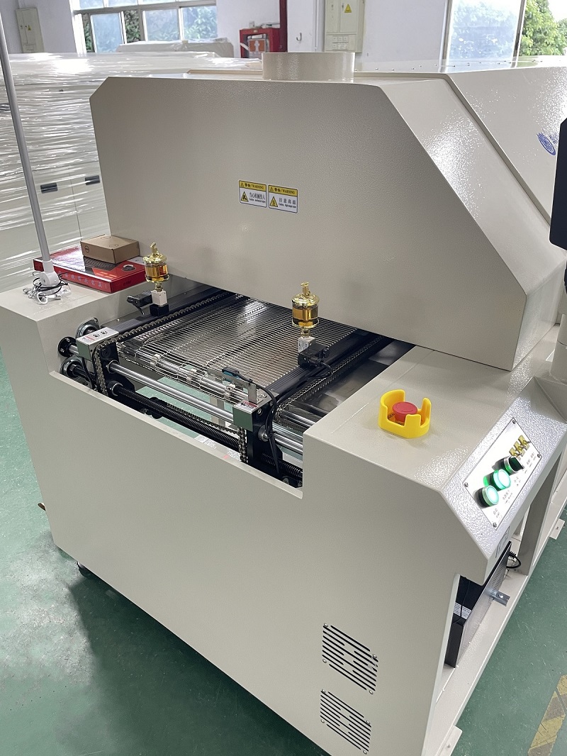 CHM-PC850 Lead-free Large SMT Reflow Oven 8 Temp. Zones (up8+down8) 3150x500mm Heating Machine Automatic Rail + PC Control