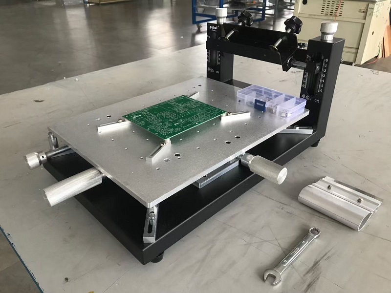 High-Precision Manual SMT Screen Printer for PCB, 300×400mm Solder Paste Printing Machine