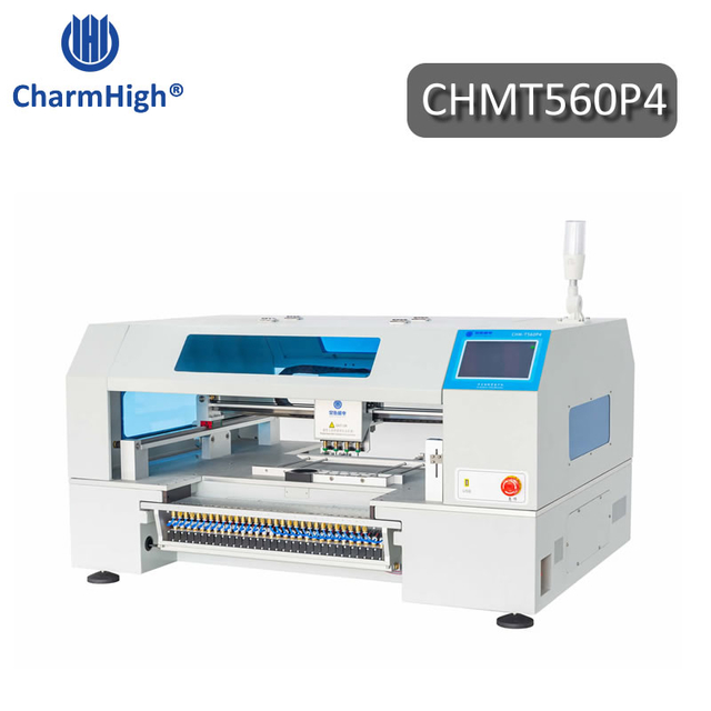 4 Heads 60 Feeders CHMT560P4 Desktop SMT Chip Mounter SMD Pick and Place Machine Yamaha feeder 8, 12, 16, 24mm